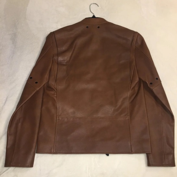 Coach Leather Racer Jacket - Picture 7 of 8